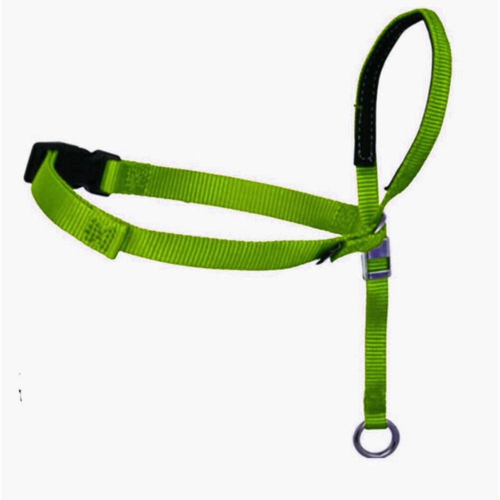 Gentle Leader Lime Green leader Head Collar Size Small